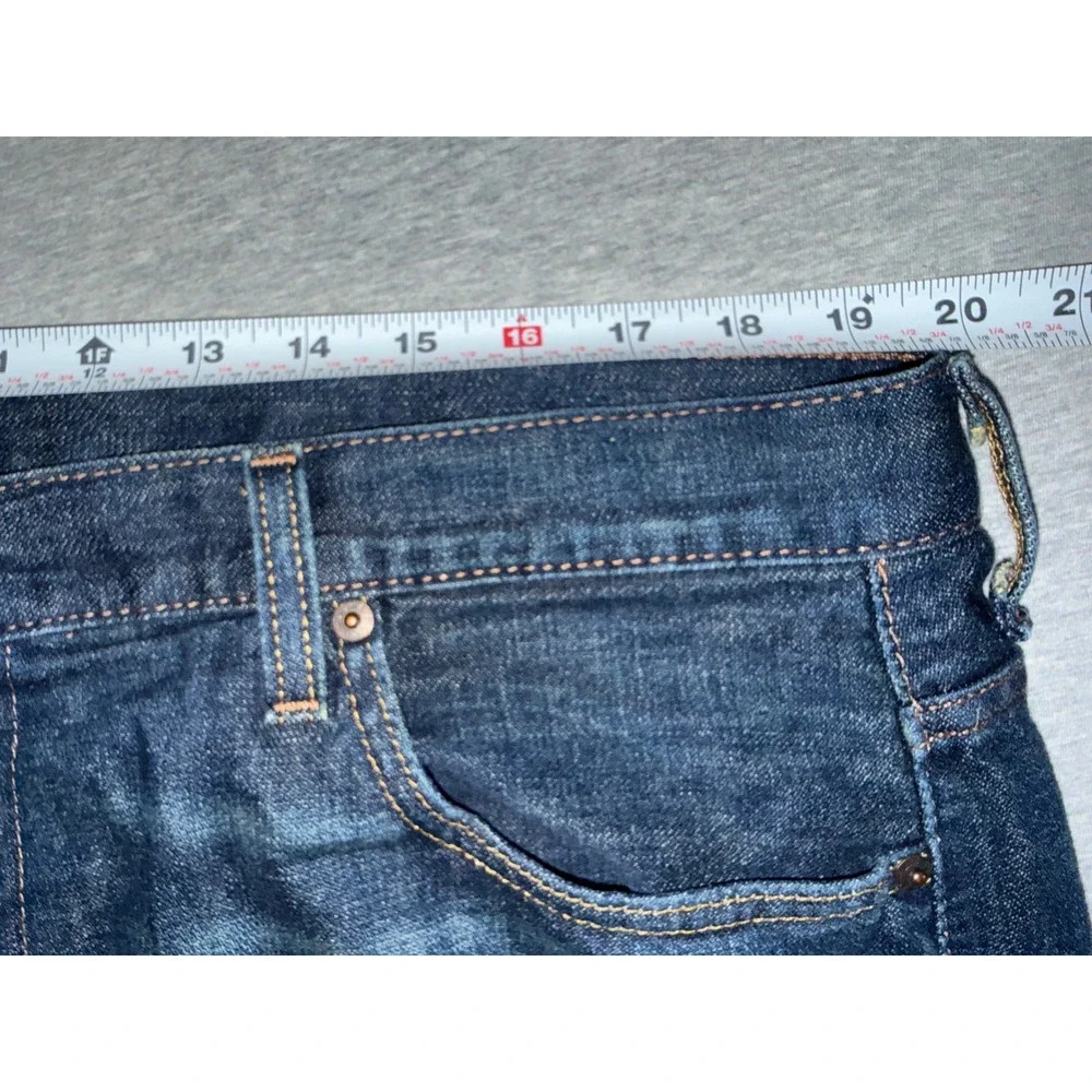 Levi 569 Men Loose Fit Straight Leg Dark Wash Jeans Size 36x34 Buttery Soft Feel